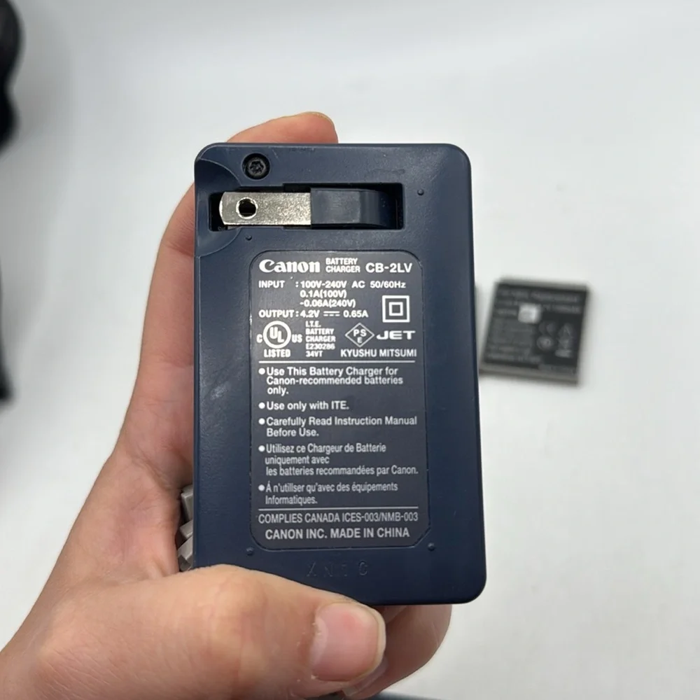 Canon Battery Charger with Two NB4L Replacement Battery Power Packs